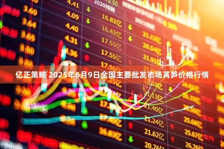 亿正策略 2025年6月9日全国主要批发市场莴笋价格行情